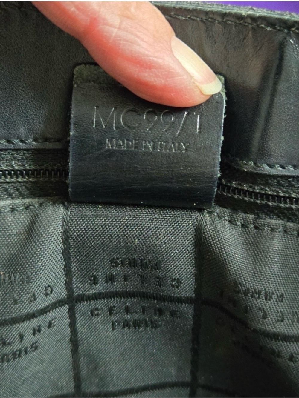 Celine Monogram Tote in Black - Picture 6 of 11